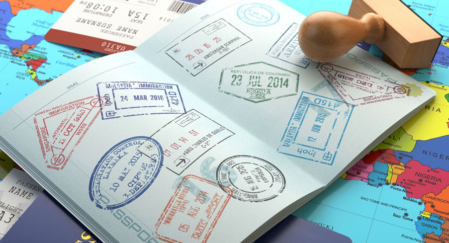 Travel documents and passport